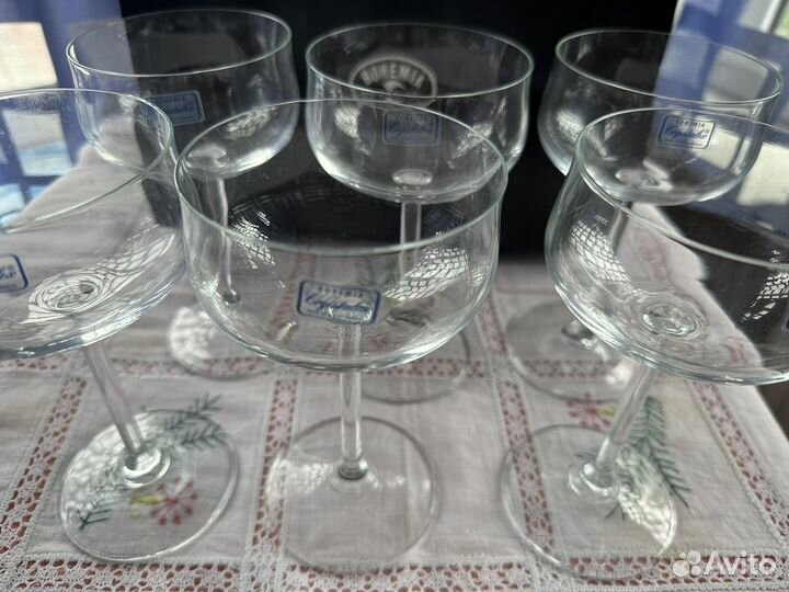 Бокалы для шампанского bohemia стекло