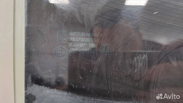 Стекло двери задней правой Kia Rio 3 UB 2011-2017