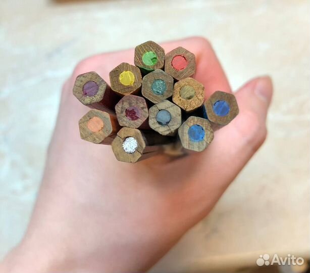 Цветные карандаши СССР Художник 12 шт