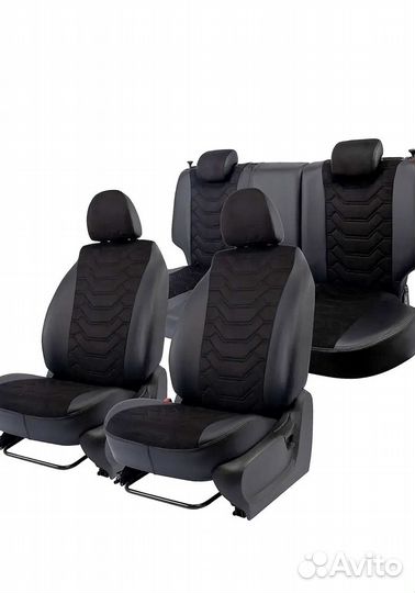 Авточехлы из экокожи Лада Веста