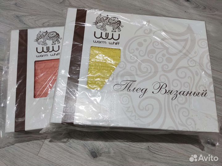 Плед Хлопок 120x220 новый