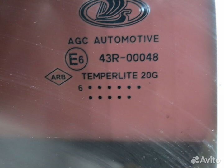 Стекло двери заднее левое LADA Xray