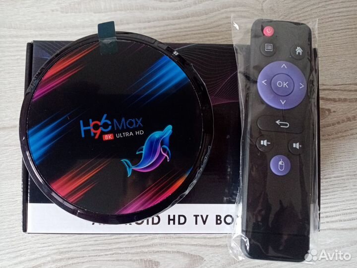 Мощная Android TV приставка Vontar H96 max x3