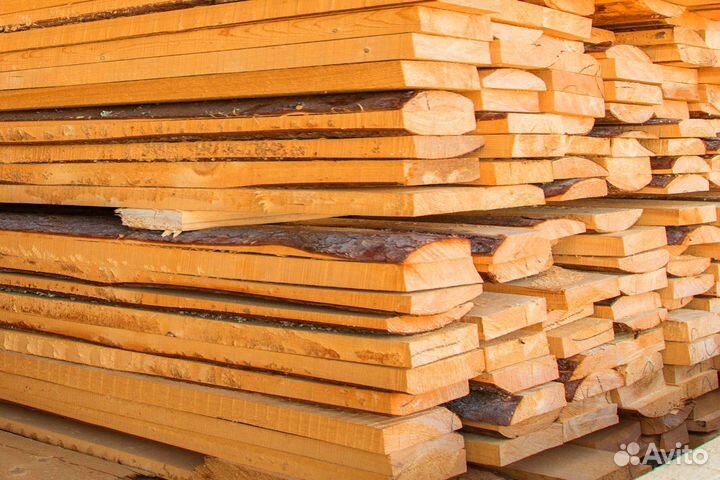 Натуральная доска сосна 100х150мм