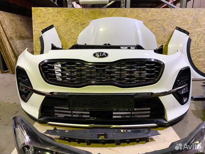Kia Sportage 4 2018-2022 морда в сборе