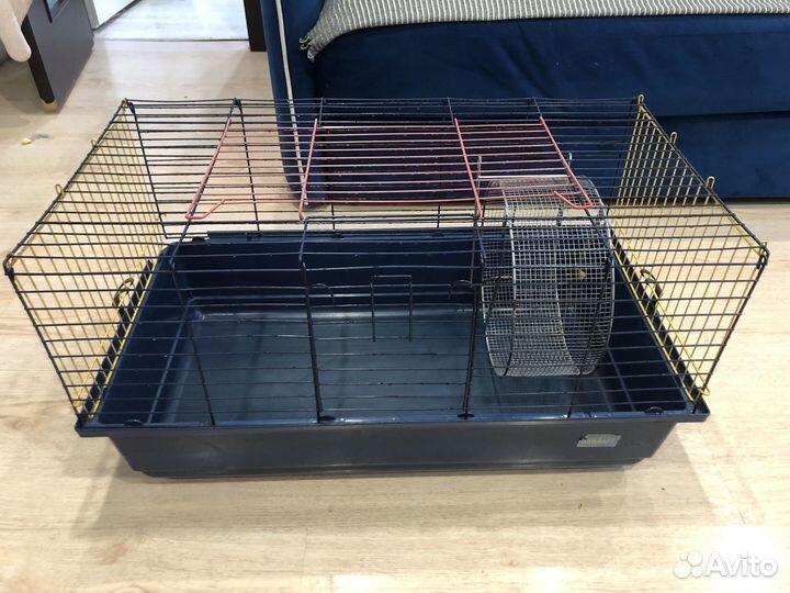 Клетка с колесом для кролика, ежа 78 на 43 на 42