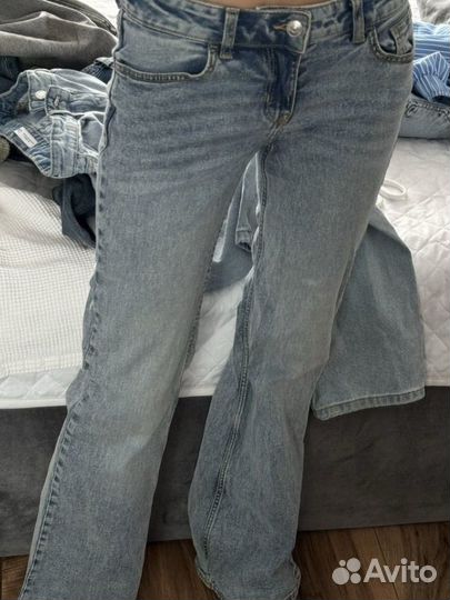 Джинсы на нижкой посадке hm