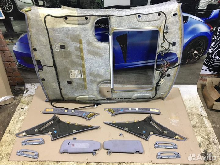 Обшивка потолка в сборе с проводкой Mercedes W220