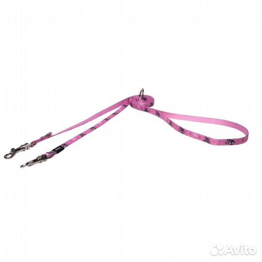 Rogz поводок-перестежка для щенков, розовый