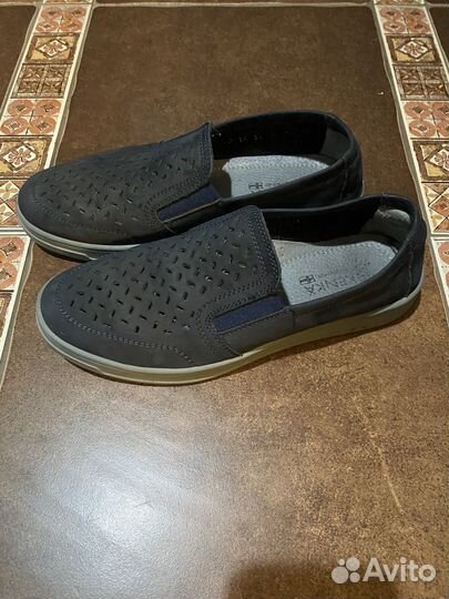 Туфли/слипоны кожаные на мальчика р.36-37