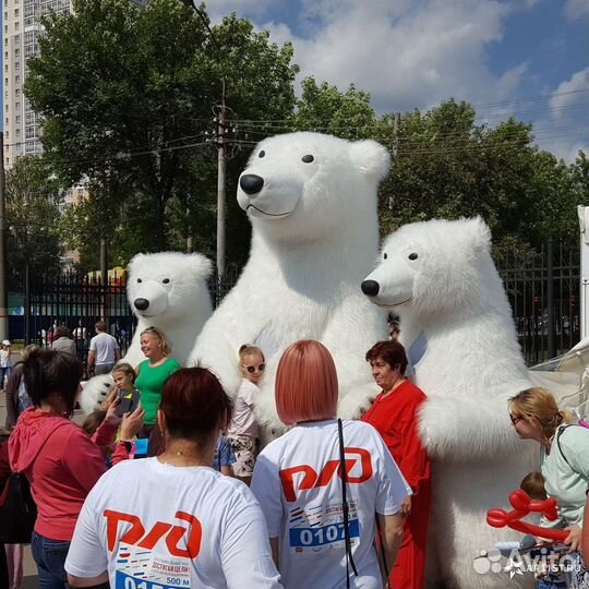 Ростовая кукла. Медведь на праздник. супермишки