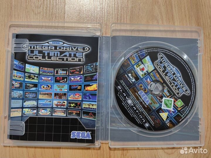 Sega Mega Drive Ultimate collection диск PS3