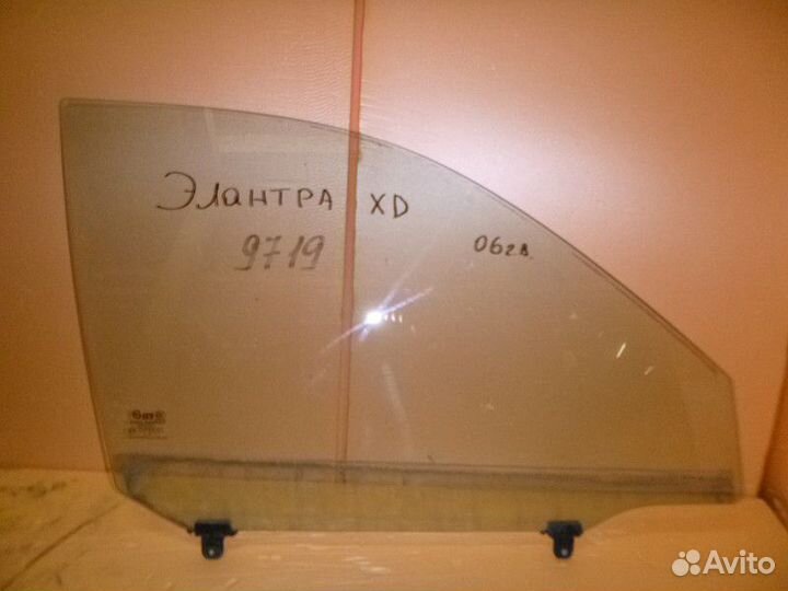 Стекло двери передней правой hyundai elantra 2006