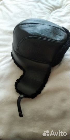 Шапка ушанка мужская каракуль