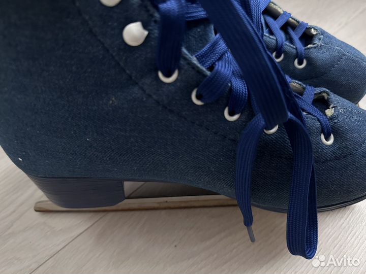 Коньки женские фигурные 40 размер, синие, Nordway