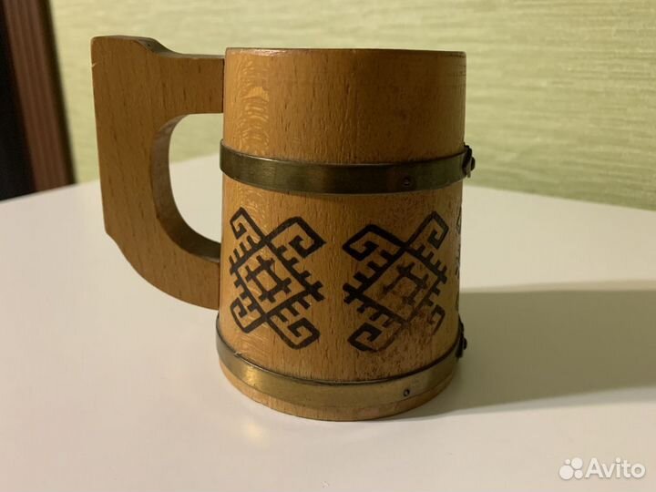 Кружка деревянная