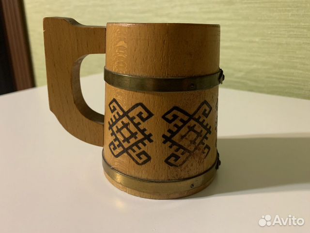 Кружка деревянная