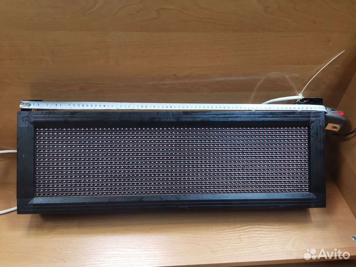 Электронное табло led 72x24 см