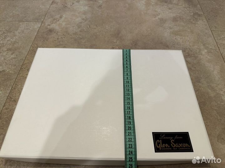 Коробка от шарфа Glen Saxon кашемир новая