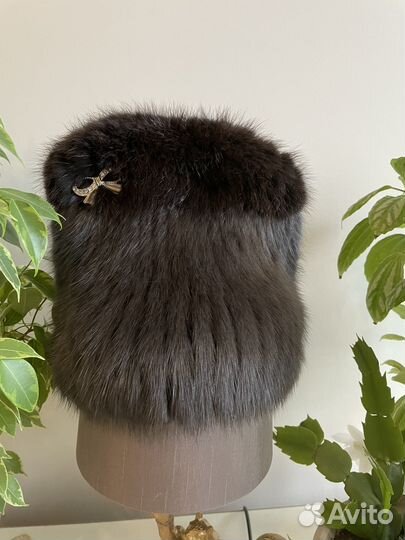Шапка зимняя меховая женская