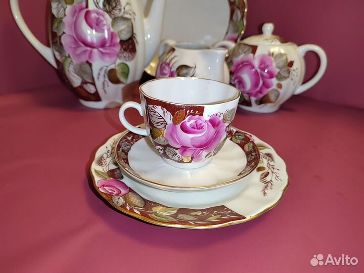 Сервиз чайный старые Вербилки Барбарис