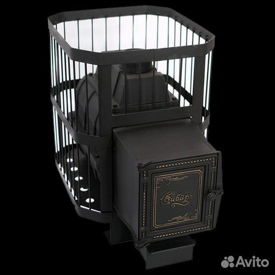 Дровяная печь для бани чугунная «нмк Сибирь-24»