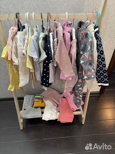 Огромный пакет фирменных вещей для девочки 92-98