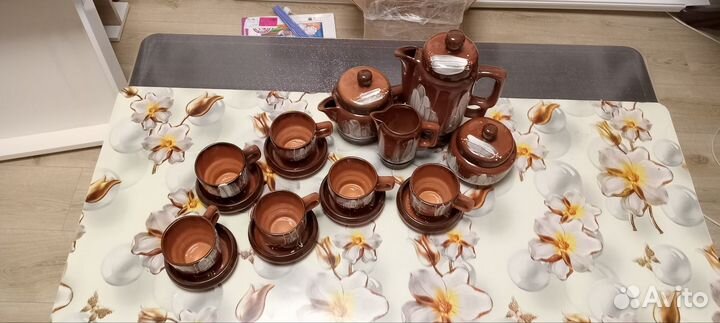 Чайный сервиз из глины