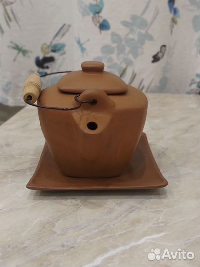 Глиняный заварочный чайник