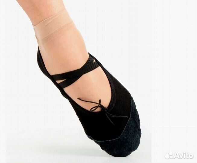 Балетки для танцев черные (27)