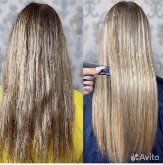 Кератиновое выпрямление волос.Ботокс.нанопластика