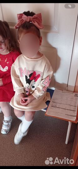 Платье туника zara 98