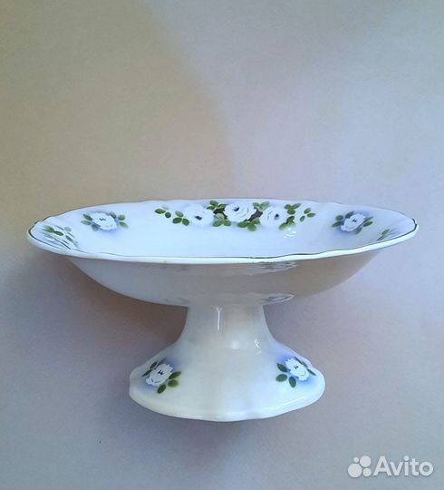 Ваза старинная для фруктов СССР Конаково