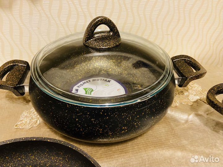 Набор посуды тяжелый новый