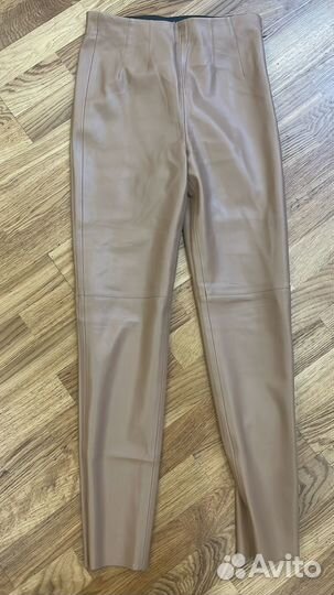Кожаные брюки женские 44 46