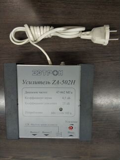 Усилитель зэтрон ZA-502H дмв+мв с блоком питания