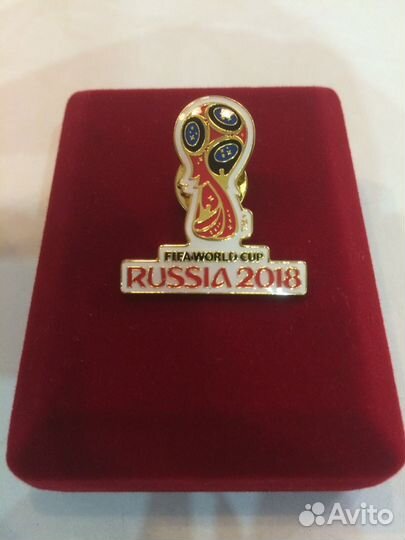 Значок, логотип. Чемпионат Мира Russia 2018