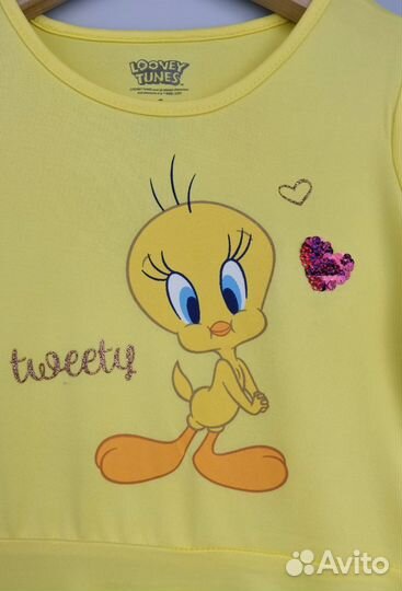 Платье для девочки желтое