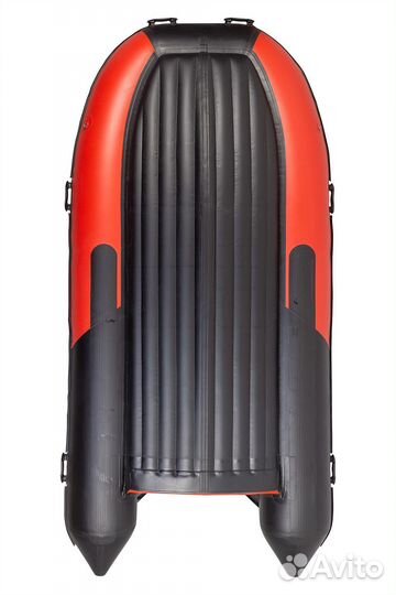 Надувная лодка gladiator E420S черно-красный цвет