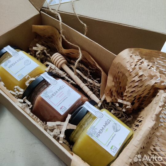 Крем мед суфле натуральный подарочный набор