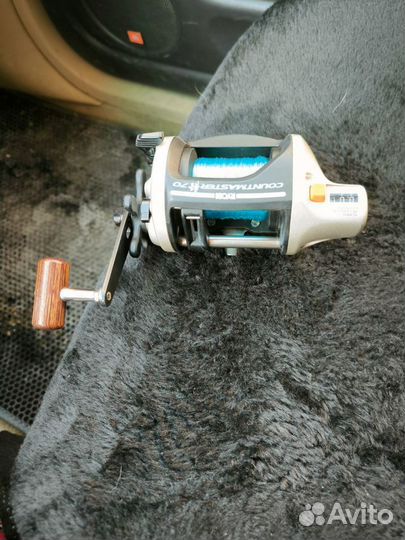 Катушка на омуля. Счётчик в метрах. Япония