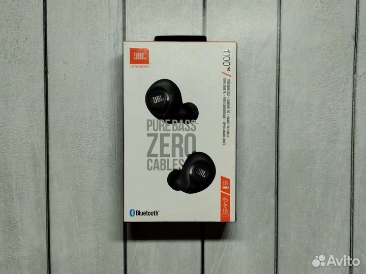 Коробка пустая от беспроводных наушников jbl