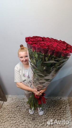 Гигантские Розы Букет Цветов