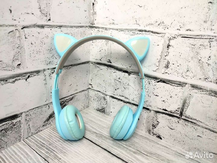 Детские наушники, новые, ушки кролика, Bluetooth