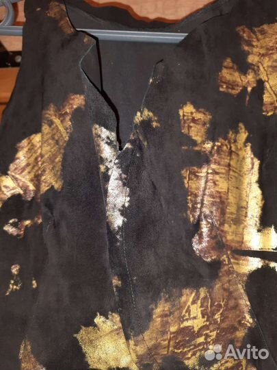 Платье из натуральной кожи 44 размер
