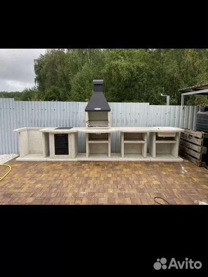 Мангальная зона лофт