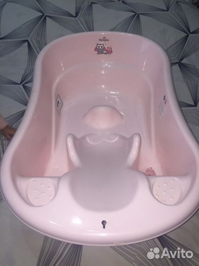 Ванночка для купания с горкой
