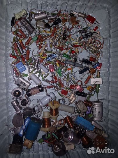 Радиодетали, микросхемы, платы