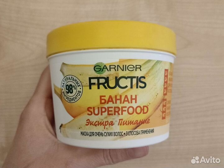 Маска для волос Fructis + бальзам начатые