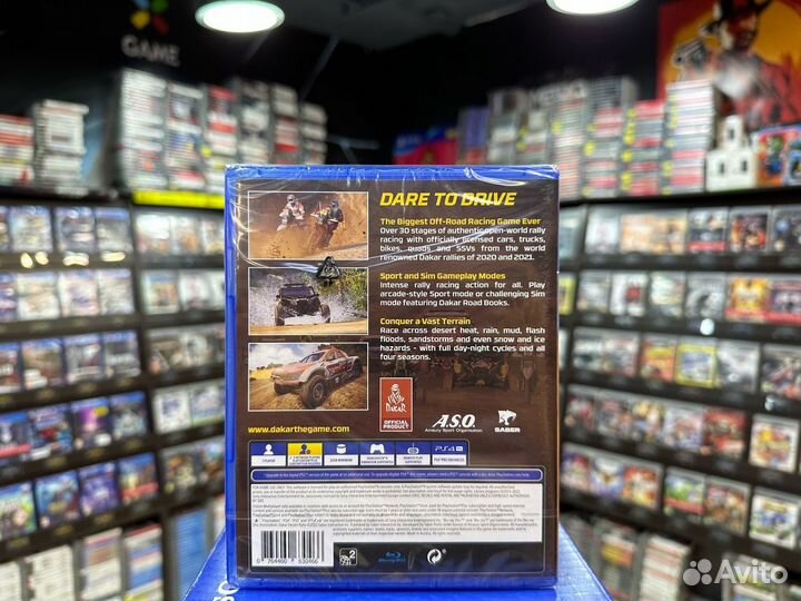 Игры для PS4: Dakar Desert Rally